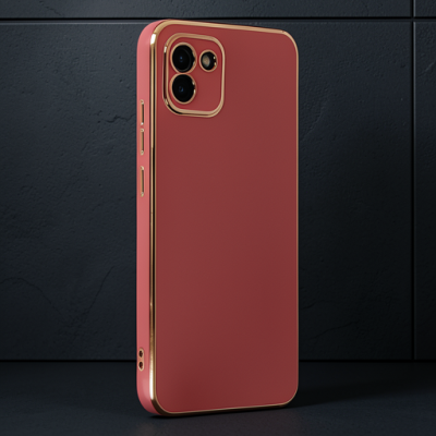 Samsung Galaxy A03 Kılıf Volet Silikon - Kırmızı