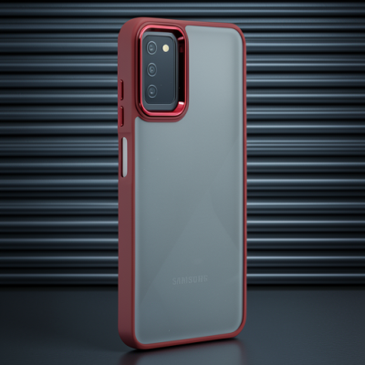 Samsung Galaxy A03s Kılıf Dora Kapak - Kırmızı