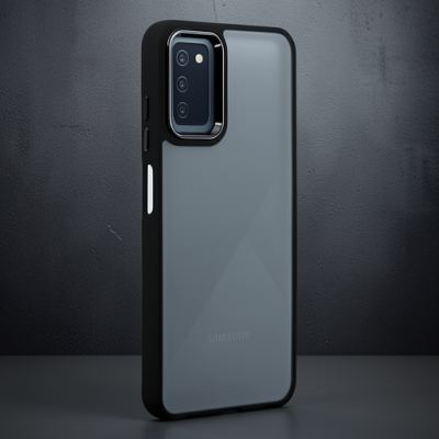 Samsung Galaxy A03s Kılıf Dora Kapak - Siyah