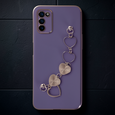 Samsung Galaxy A03s Kılıf Esila Silikon - Mor