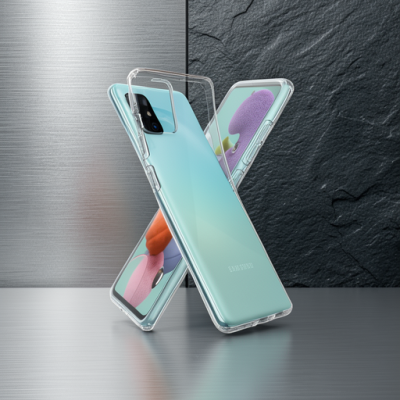 Samsung Galaxy A03s Kılıf Lüx Şeffaf Silikon