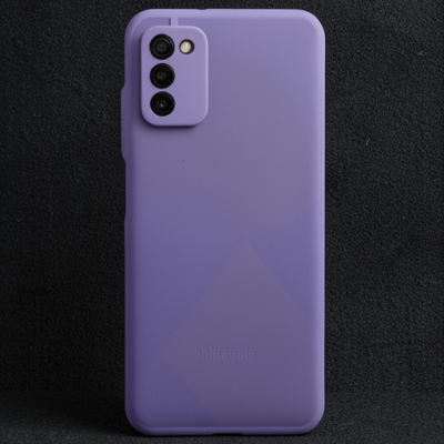 Samsung Galaxy A03s Kılıf Montreal Silikon Kapak - Mor
