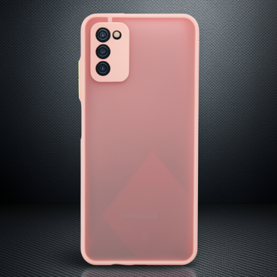 Samsung Galaxy A03s Kılıf Montreal Silikon Kapak - Pembe