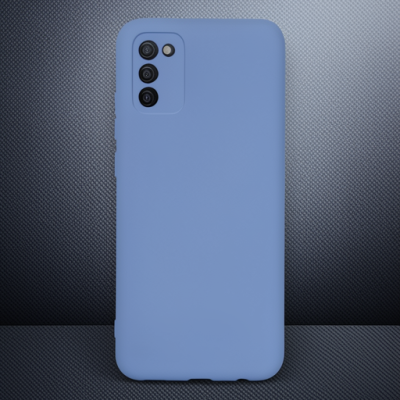 Samsung Galaxy A03s Kılıf Nano İçi Kadife Silikon - Lila