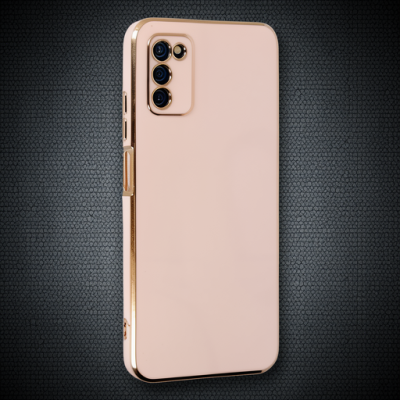 Samsung Galaxy A03s Kılıf Volet Silikon - Pembe