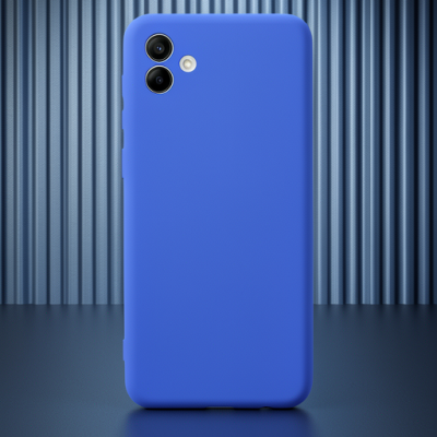 Samsung Galaxy A04 Kılıf First Silikon - Mavi