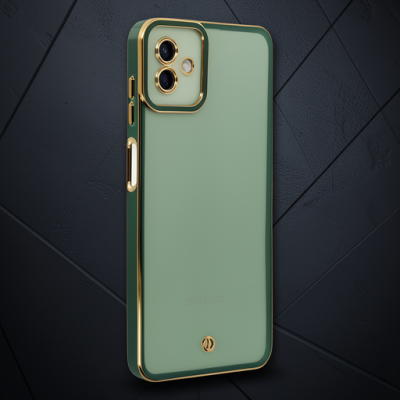 Samsung Galaxy A04 Kılıf Liva Lens Silikon - Yeşil