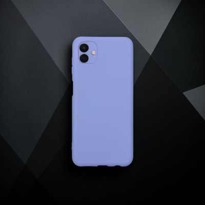 Samsung Galaxy A04 Kılıf Nano İçi Kadife Silikon - Lila