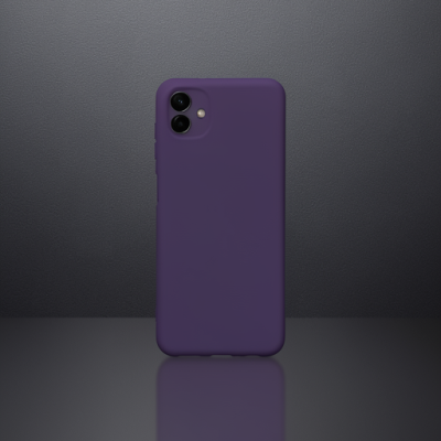Samsung Galaxy A04 Kılıf Nano İçi Kadife Silikon - Mor
