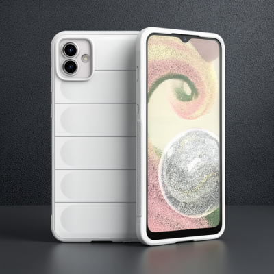 Samsung Galaxy A04 Kılıf Optimum Silikon - Krem
