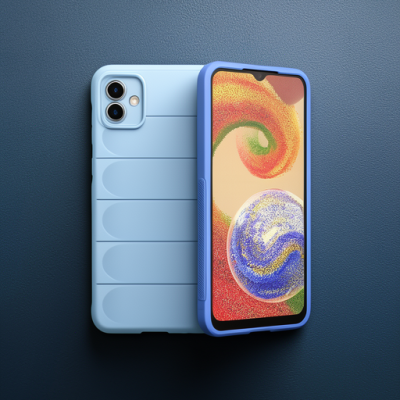 Samsung Galaxy A04 Kılıf Optimum Silikon - Sky Blue