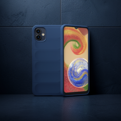 Samsung Galaxy A04e Kılıf Optimum Silikon - Lacivert