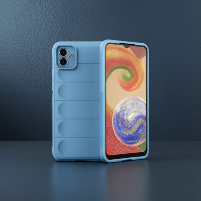 Samsung Galaxy A04e Kılıf Optimum Silikon - Sky Blue