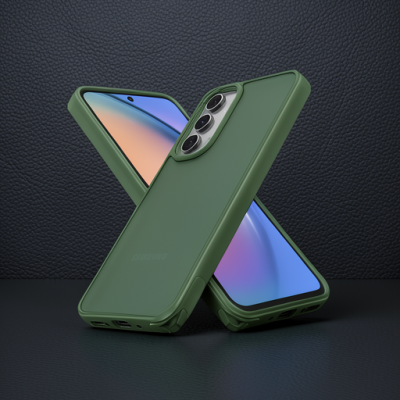 Samsung Galaxy A04s Kılıf Elegant Kapak - Yeşil