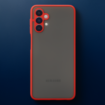 Samsung Galaxy A04s Kılıf Montreal Silikon Kapak - Kırmızı