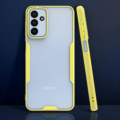 Samsung Galaxy A04s Kılıf Platin Silikon - Sarı