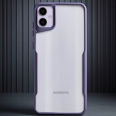 Samsung Galaxy A05 Kılıf Boyi Silikon Kapak - Derin Mor
