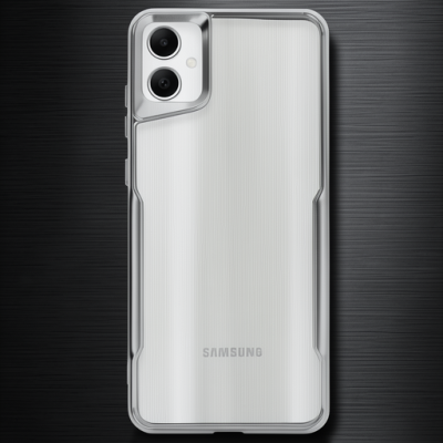 Samsung Galaxy A05 Kılıf Boyi Silikon Kapak - Gümüş