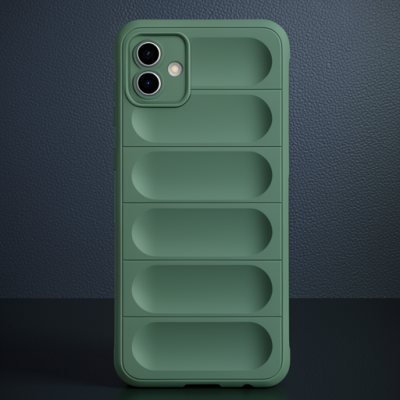 Samsung Galaxy A05 Kılıf Optimum Silikon - Koyu Yeşil
