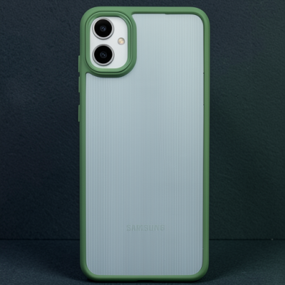 Samsung Galaxy A05 Kılıf Power Silikon - Koyu Yeşil