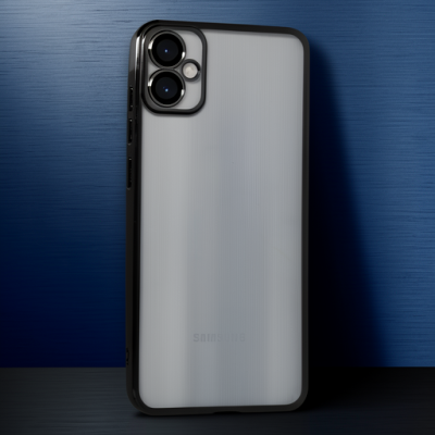 Samsung Galaxy A05 Kılıf Razer Lensli Silikon - Siyah