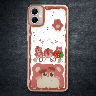Samsung Galaxy A05 Kılıf Sweet Desenli Silikon Kapak - Pembe