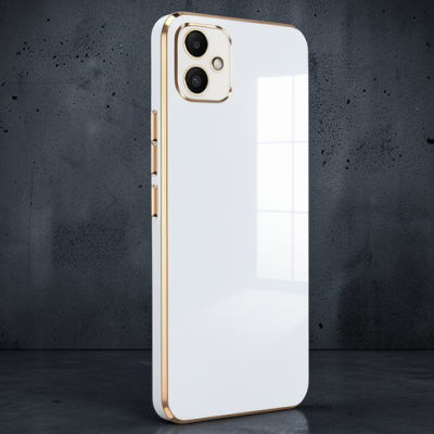 Samsung Galaxy A05 Kılıf Volet Silikon - Beyaz