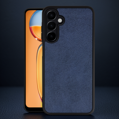 Samsung Galaxy A05s Kılıf Aras Deri Kapak - Lacivert