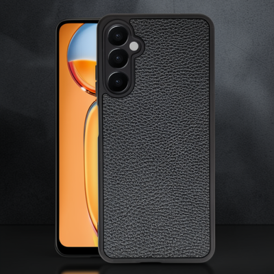 Samsung Galaxy A05s Kılıf Aras Deri Kapak - Siyah