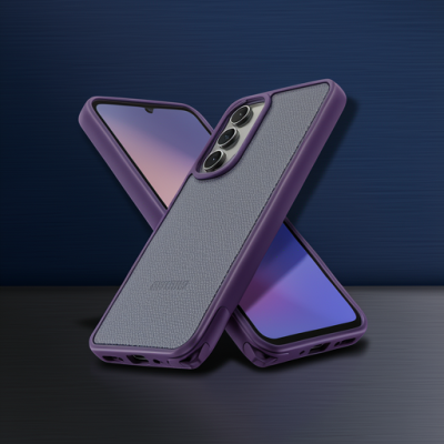 Samsung Galaxy A05s Kılıf Elegant Kapak - Derin Mor