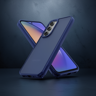 Samsung Galaxy A05s Kılıf Elegant Kapak - Lacivert