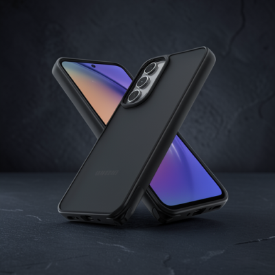 Samsung Galaxy A05s Kılıf Elegant Kapak - Siyah