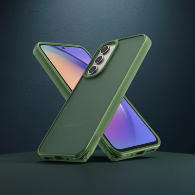 Samsung Galaxy A05s Kılıf Elegant Kapak - Yeşil