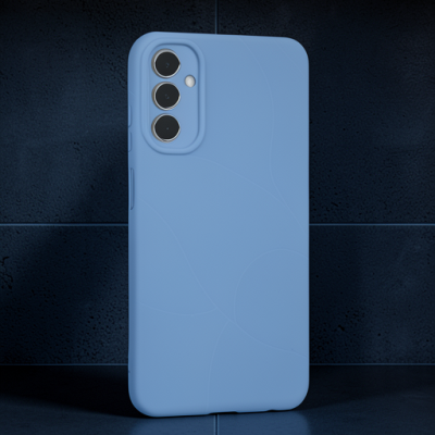 Samsung Galaxy A05s Kılıf First Silikon - Mavi