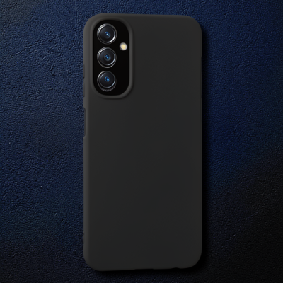 Samsung Galaxy A05s Kılıf First Silikon - Siyah