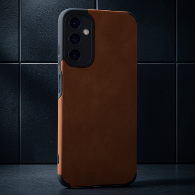 Samsung Galaxy A05s Kılıf Loop Deri Silikon - Kahverengi