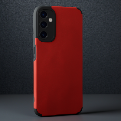 Samsung Galaxy A05s Kılıf Loop Deri Silikon - Kırmızı