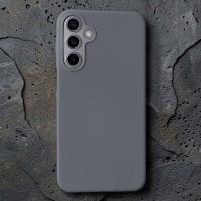 Samsung Galaxy A05s Kılıf Nano İçi Kadife Silikon - Gri