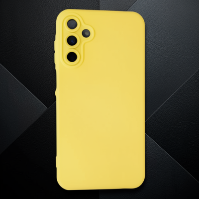 Samsung Galaxy A05s Kılıf Nano İçi Kadife Silikon - Sarı