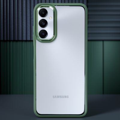 Samsung Galaxy A05s Kılıf Power Silikon - Koyu Yeşil
