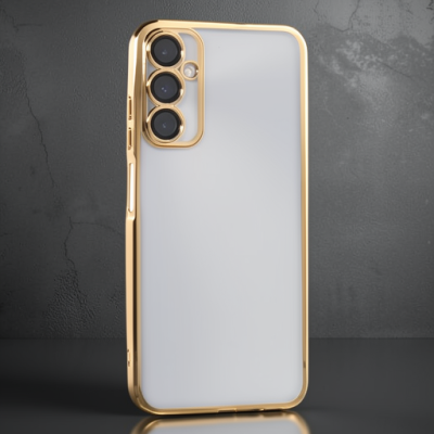 Samsung Galaxy A05s Kılıf Razer Lensli Silikon - Gold