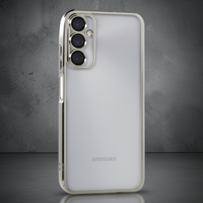 Samsung Galaxy A05s Kılıf Razer Lensli Silikon - Gümüş