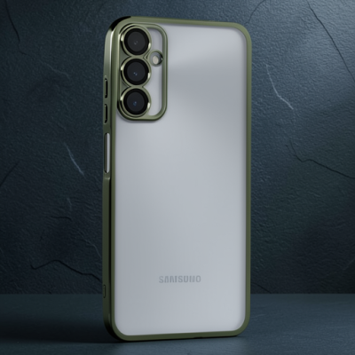 Samsung Galaxy A05s Kılıf Razer Lensli Silikon - Yeşil