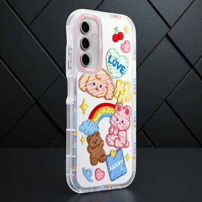 Samsung Galaxy A05s Kılıf Reflexion Desenli Kapak - Desen 4