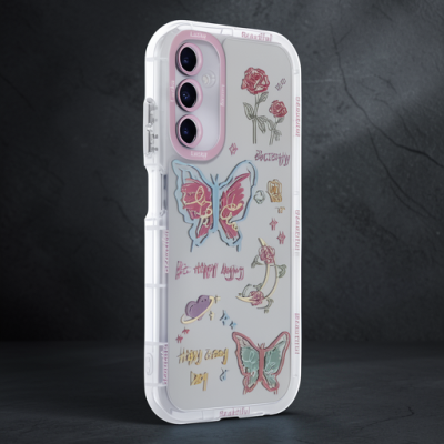 Samsung Galaxy A05s Kılıf Reflexion Desenli Kapak - Desen 8