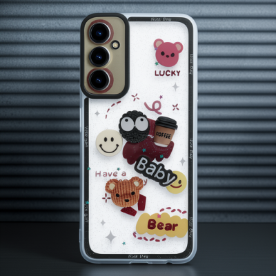 Samsung Galaxy A05s Kılıf Sweet Desenli Silikon Kapak - Sarı