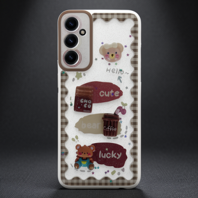 Samsung Galaxy A05s Kılıf Sweet Desenli Silikon Kapak - Şeffaf