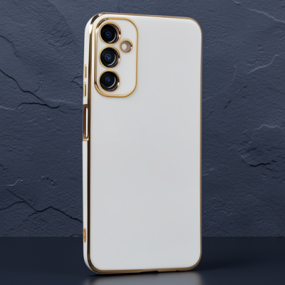 Samsung Galaxy A05s Kılıf Volet Silikon - Beyaz