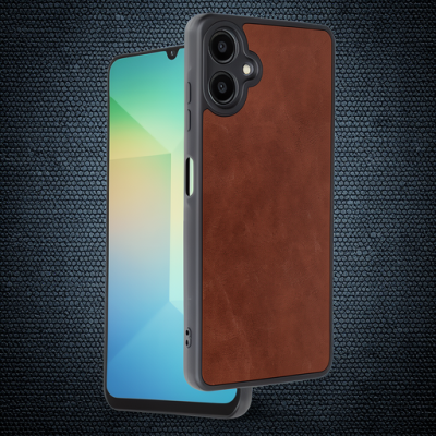 Samsung Galaxy A06 Kılıf Aras Deri Kapak - Bordo