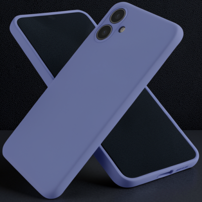 Samsung Galaxy A06 Kılıf First Silikon - Lila